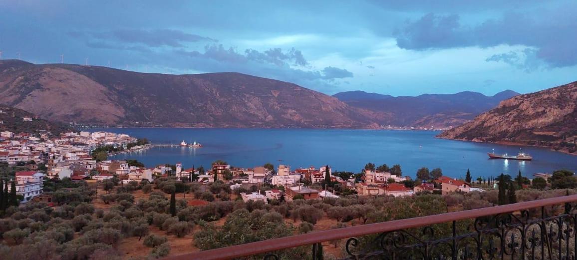 Queen Aspri Apartment 3' Min To The Beach! Antikyra Exteriör bild